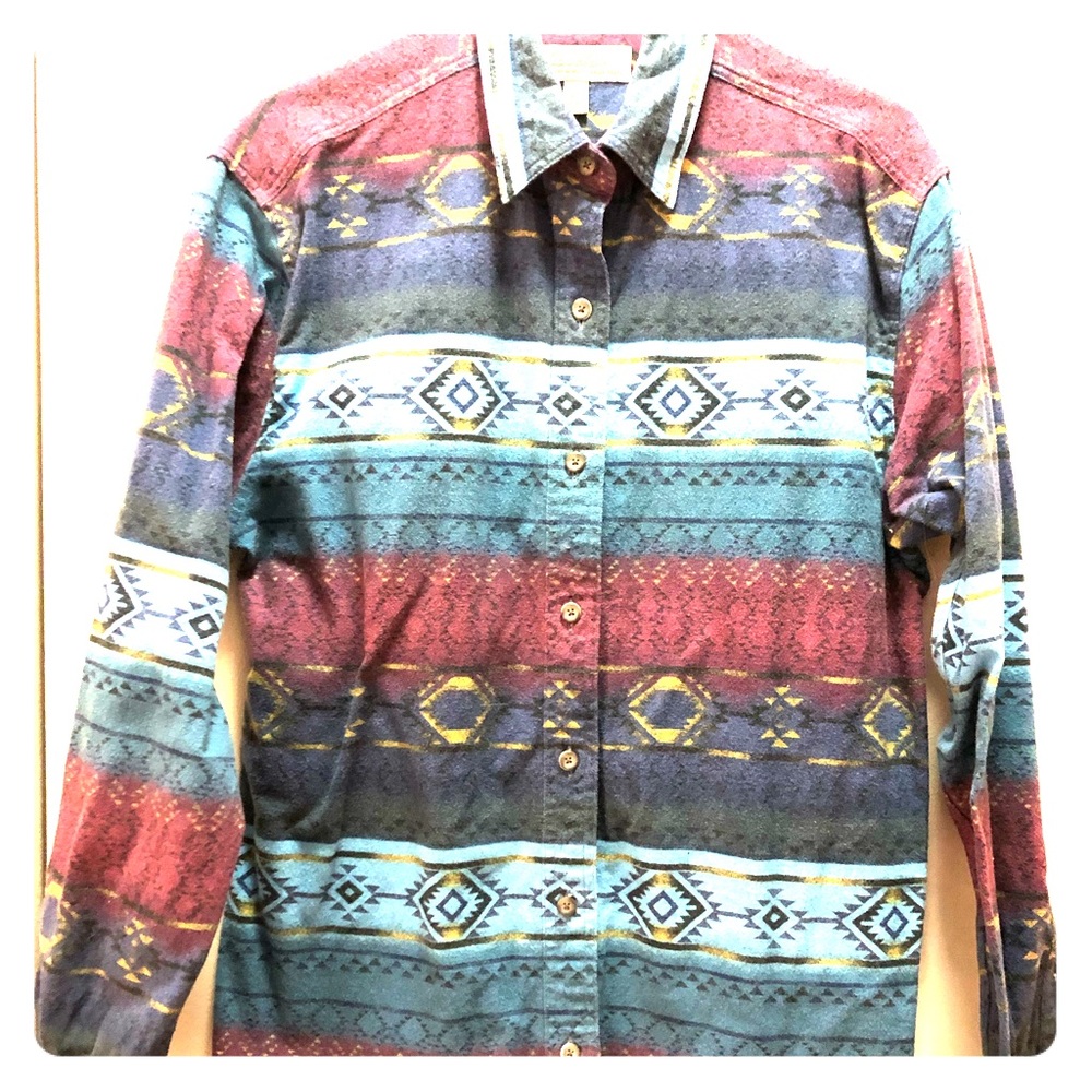 Cabela’s print long sleeve button down